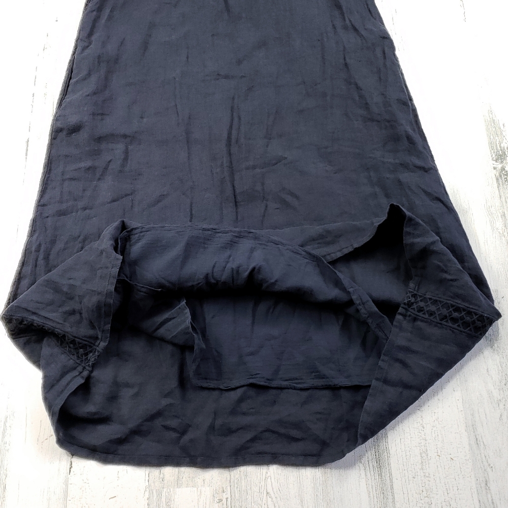 Johnny Was Night Sky Rima Linen Dress. NWT Size XS - Picture 8 of 10